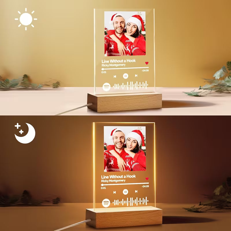 Personalized Spotify Plaque with Photo & Song
