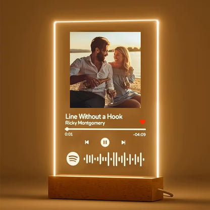Personalized Spotify Plaque with Photo & Song