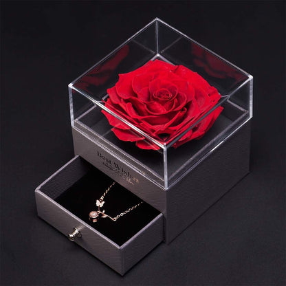 Eternal Rose Necklace Gift Box
